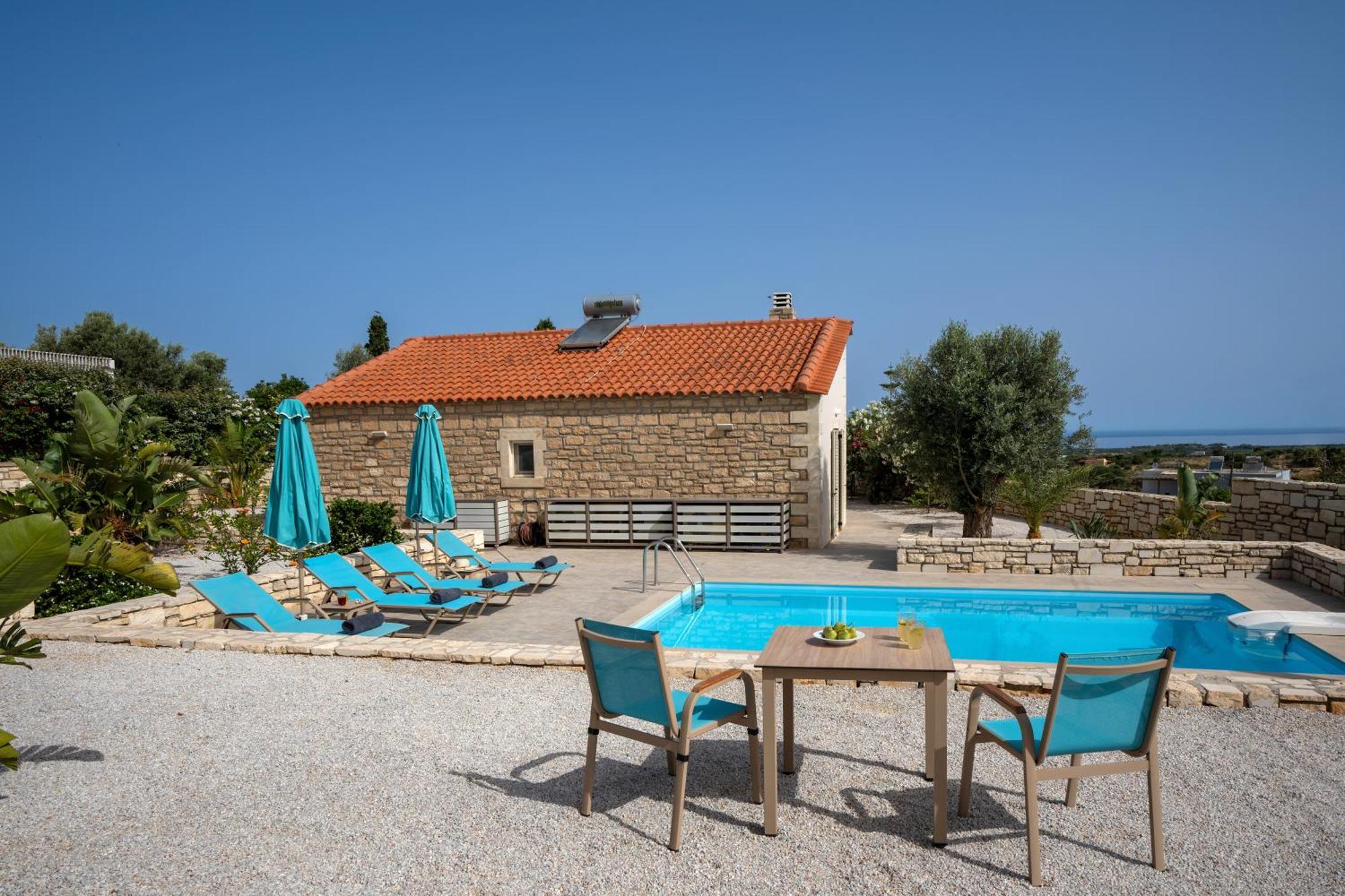 Villa Vasiliki Private Pool Erfoi Buitenkant foto