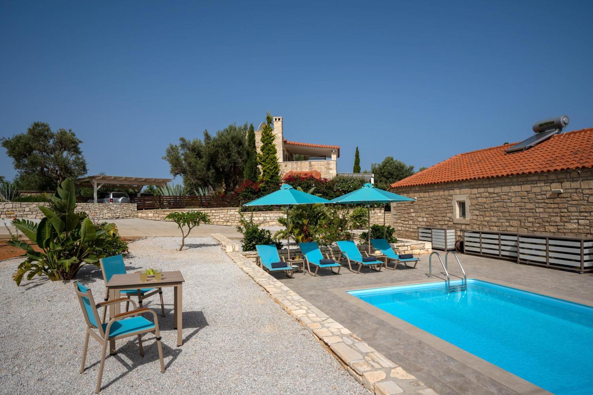 Villa Vasiliki Private Pool Erfoi Buitenkant foto