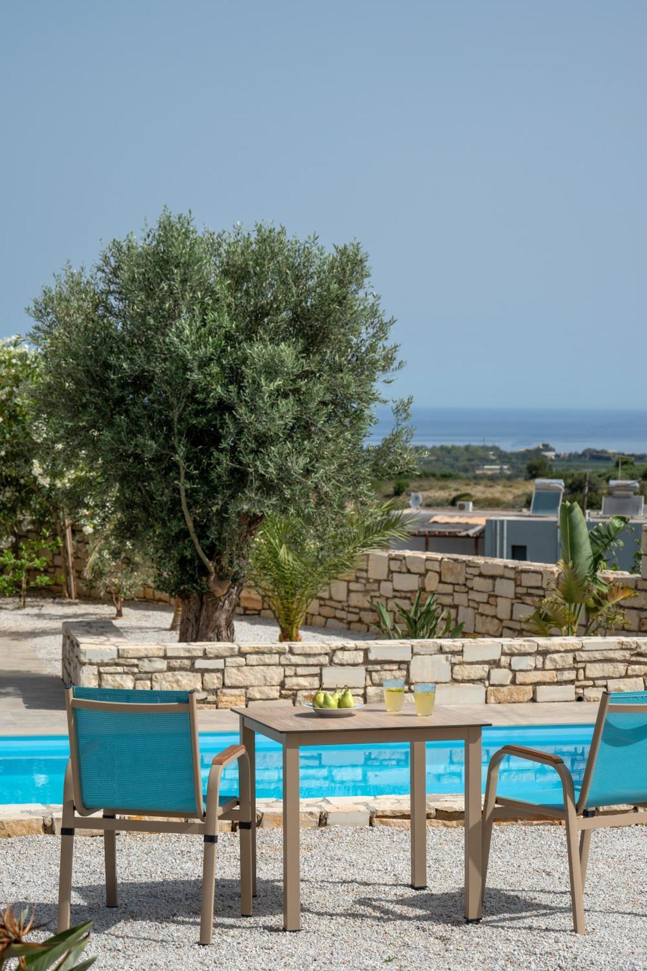 Villa Vasiliki Private Pool Erfoi Buitenkant foto
