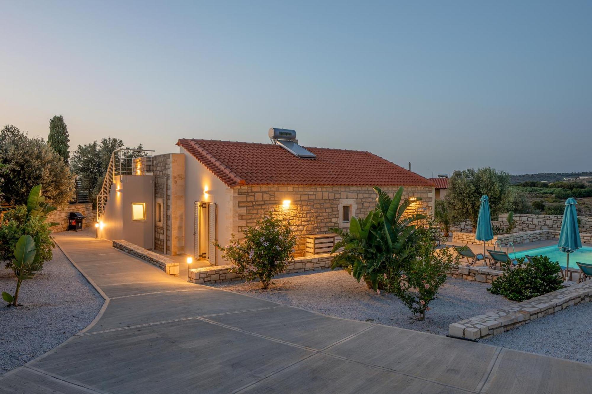 Villa Vasiliki Private Pool Erfoi Buitenkant foto