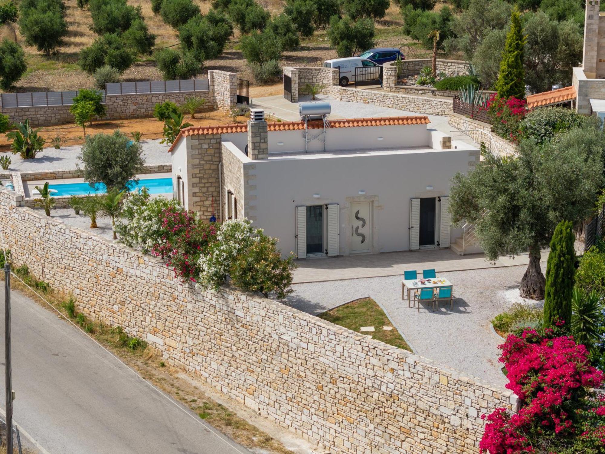 Villa Vasiliki Private Pool Erfoi Buitenkant foto