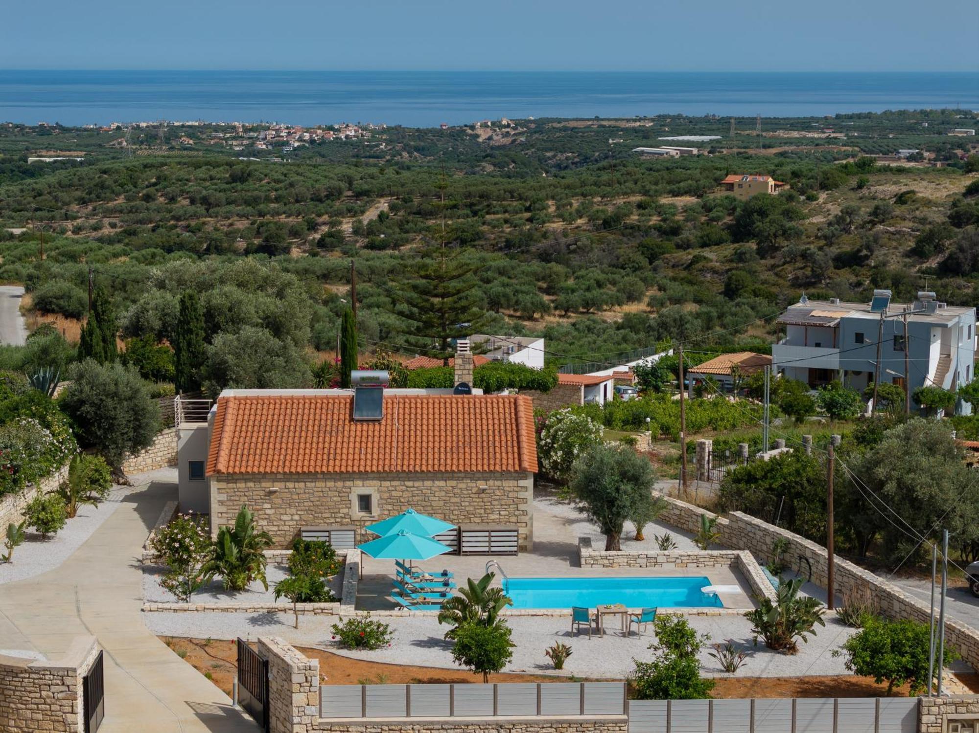 Villa Vasiliki Private Pool Erfoi Buitenkant foto