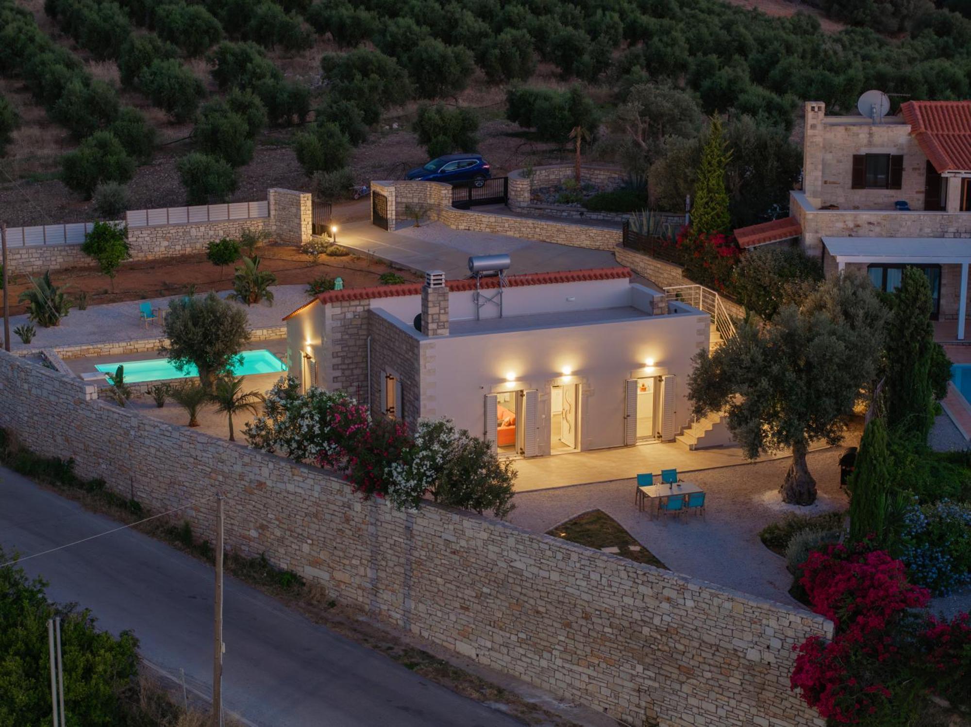 Villa Vasiliki Private Pool Erfoi Buitenkant foto
